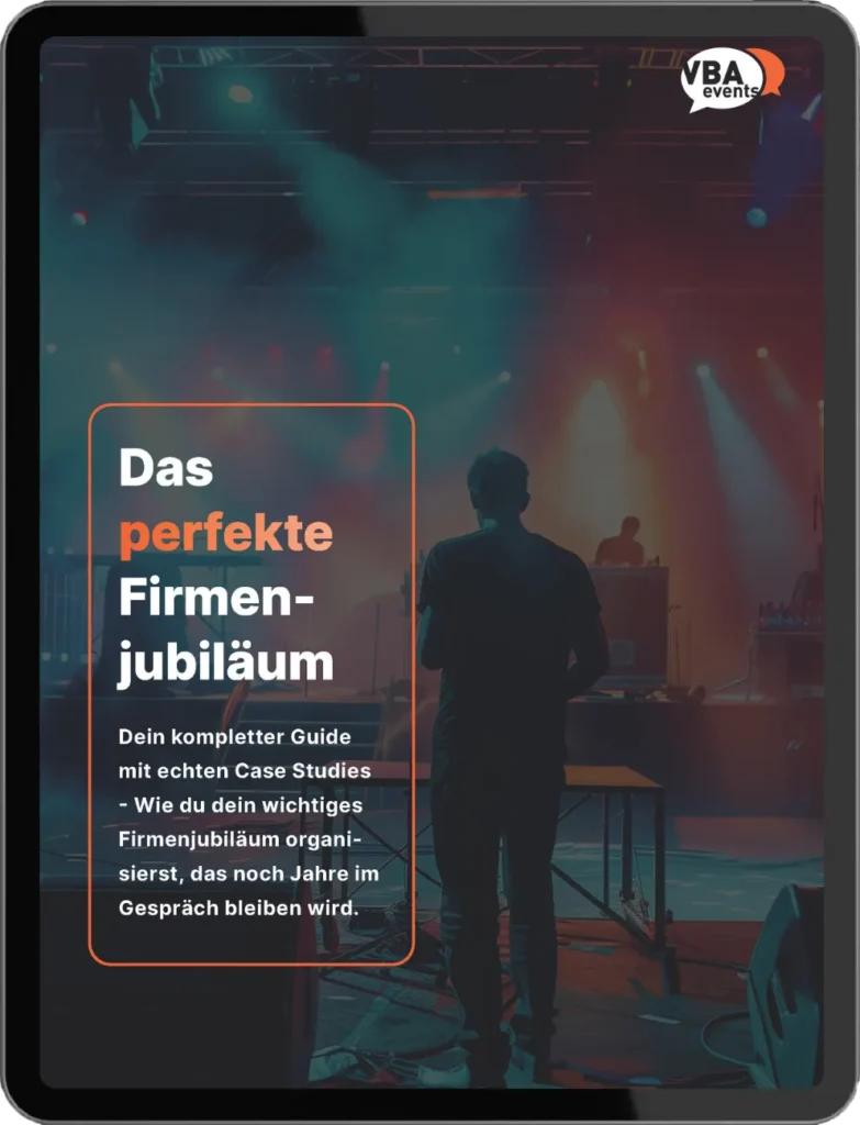 Guide für das perfekte Firmenjubiläum
